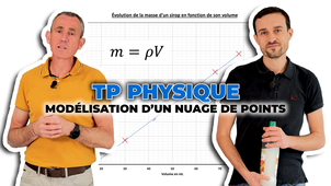 Modélisation d'un nuage de points expérimentaux | TP Physique