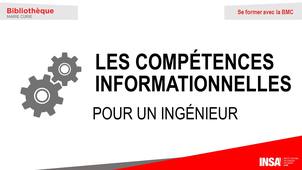 Les compétences informationnelles pour un ingénieur