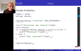 Grammaires et Langages - 02 - Analyse lexicale - Outils