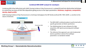 Journée GDR NAME 05/2021 Workshop 1 Nanomaterials and Nanostructuration