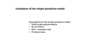 [TP-TD Méca#2 - Pendule Simple] Hypothèse des petits angles