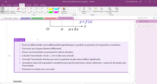 Propagation d'incertitude par méthode différentielle