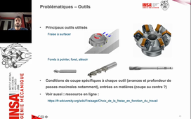 La chaîne numérique du procédé d'usinage par outil coupant : Vidéo 4 - Outils et montages d'usinage