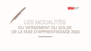 Les modalités du versement du solde de la taxe d'apprentissage 2023