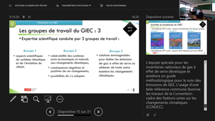 Formation à la Conférence GIEC